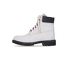 Timberland, Scarponcino Alto Uomo 6" Premium Boot, Bright White