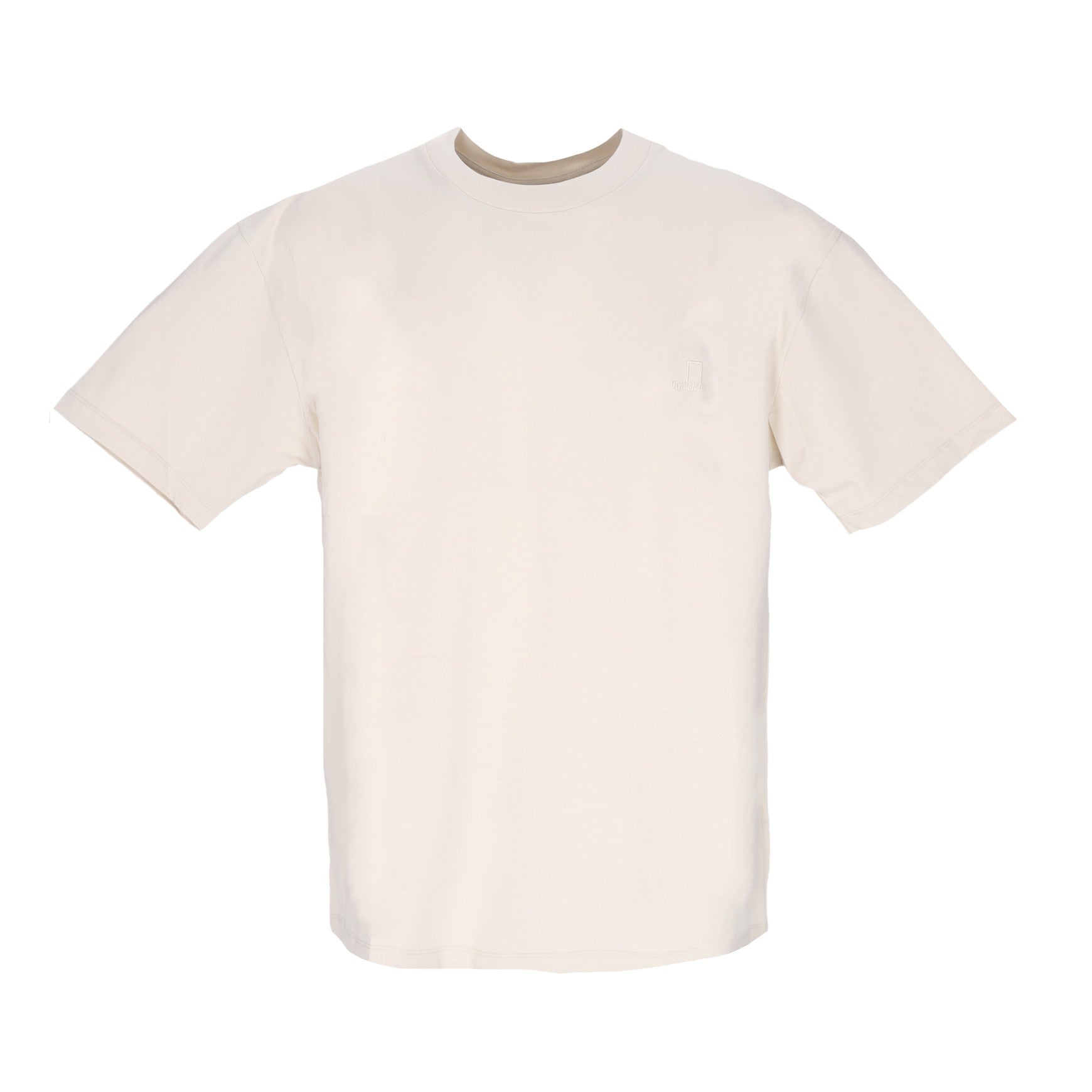 Men's T-Shirt Embroidered Logo Tee Sand