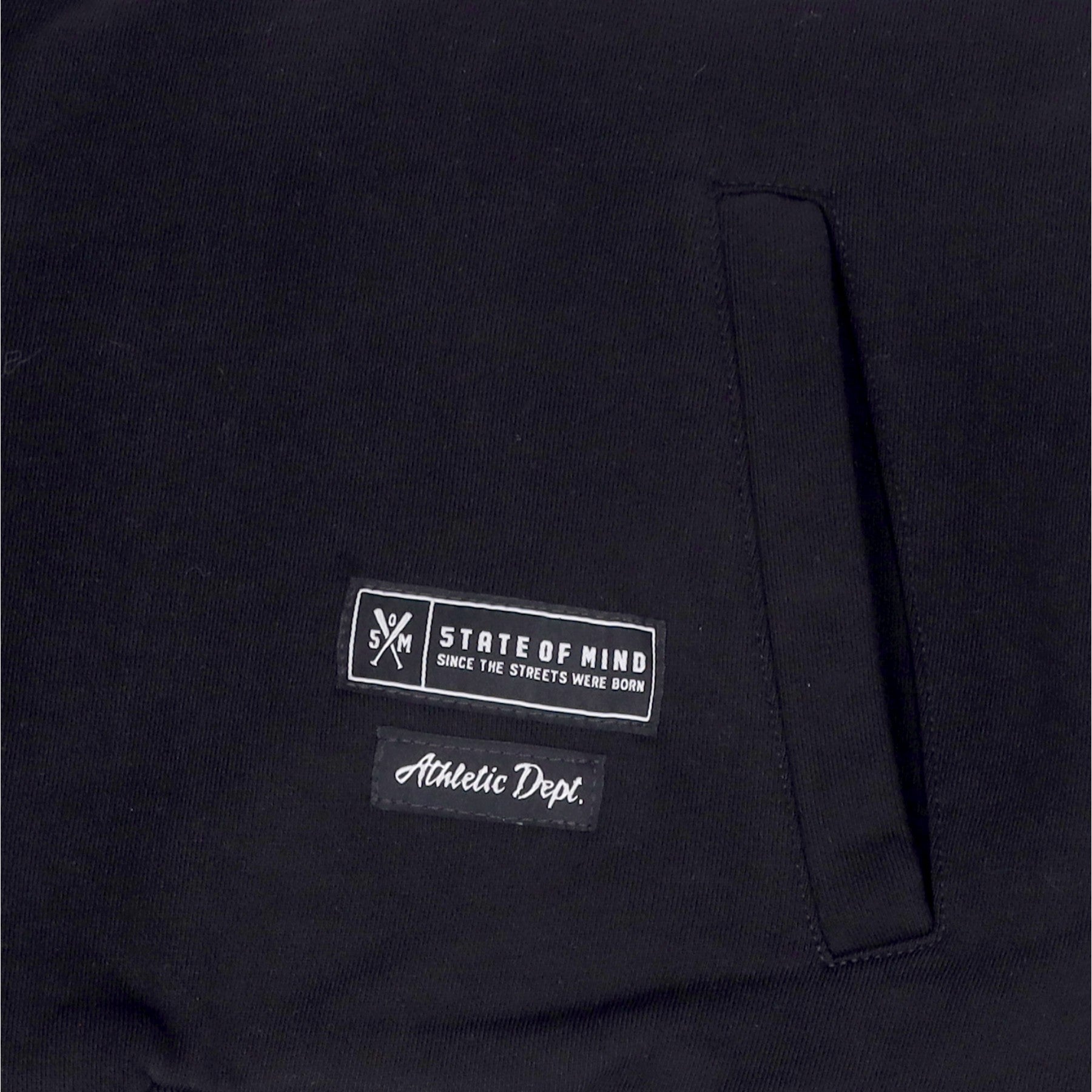 Men's College Sweatshirt Monogram Varsity Black
