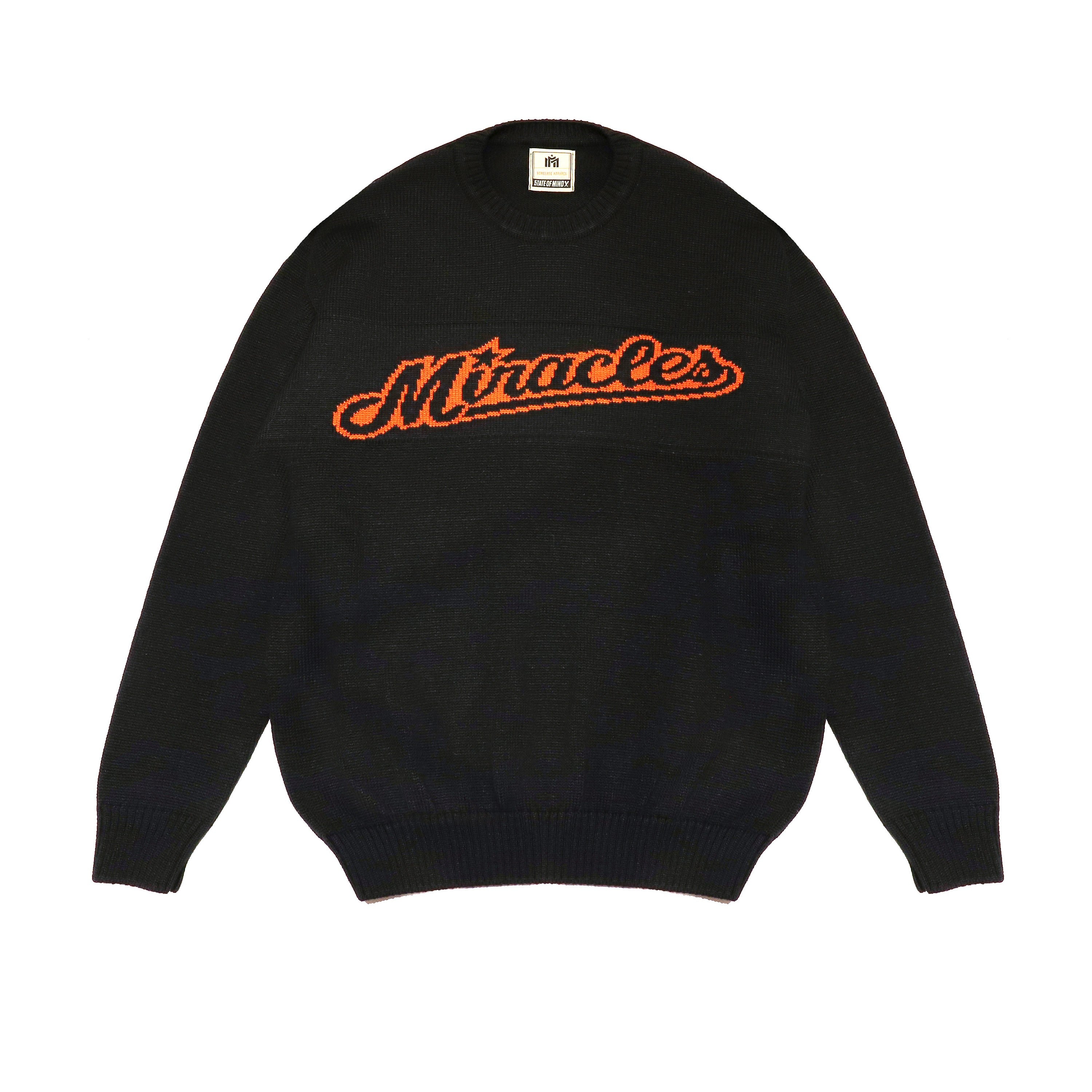 Emme-i Miracles Sweater X Gue' Black Men's Sweater