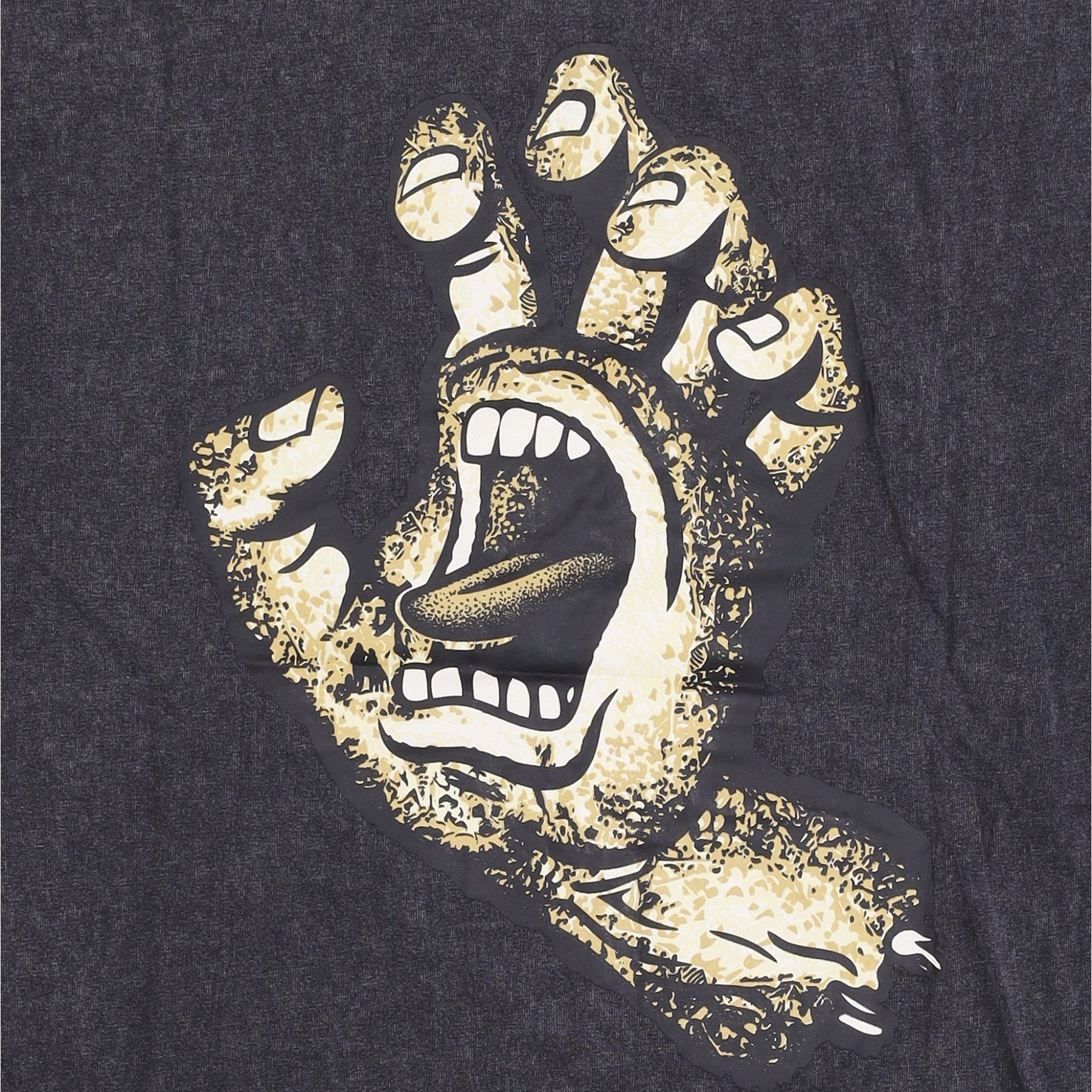 Men's Street Creep Hand Tee Black Acid Wash T-Shirt