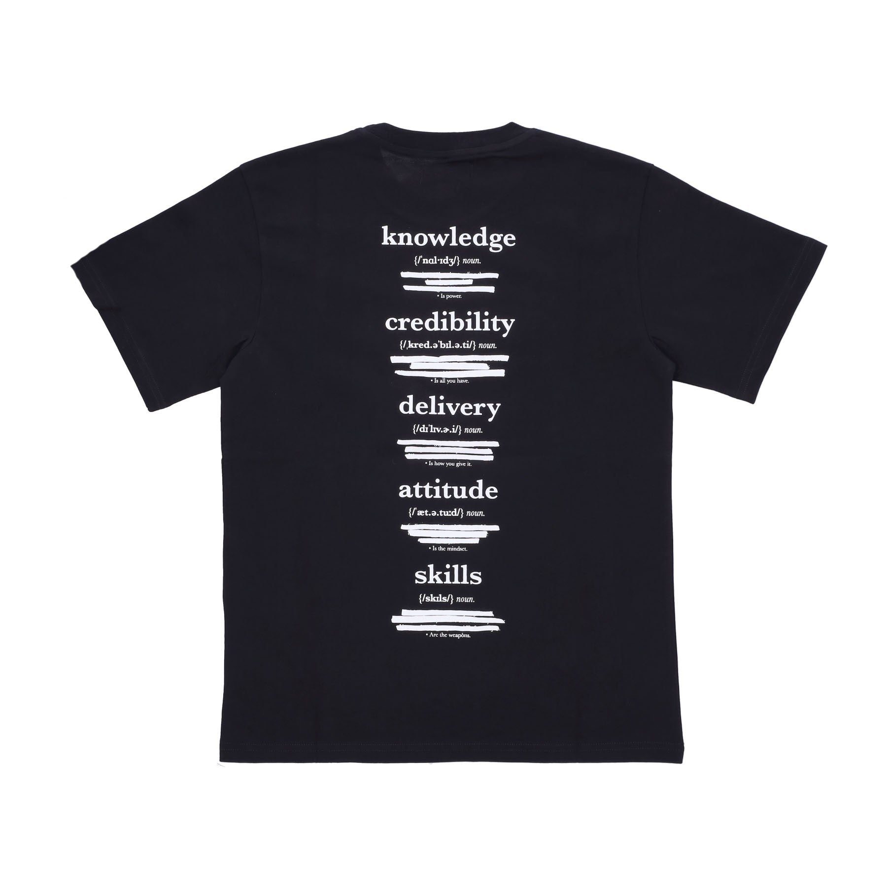 Vocabulary Tee Black Men's T-Shirt