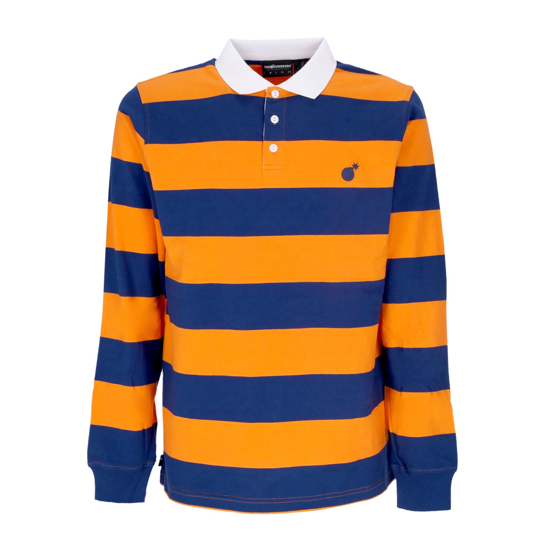 The Hundreds, Polo Manica Lunga Uomo Pacific L/s Rugby, Navy