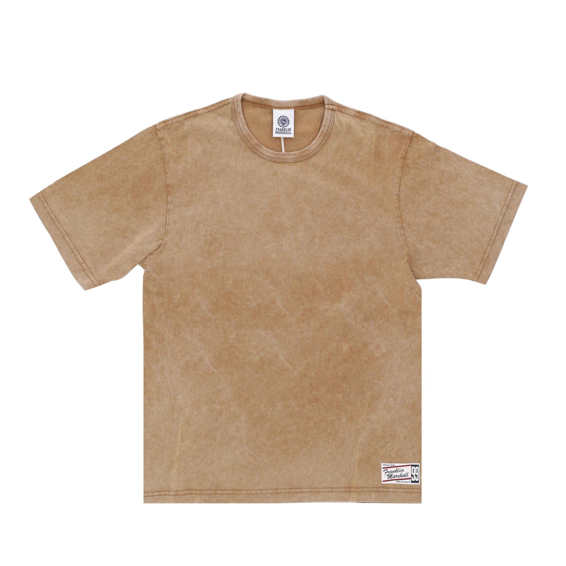 Men's Acid Wash 20/1 Tee Camel T-Shirt