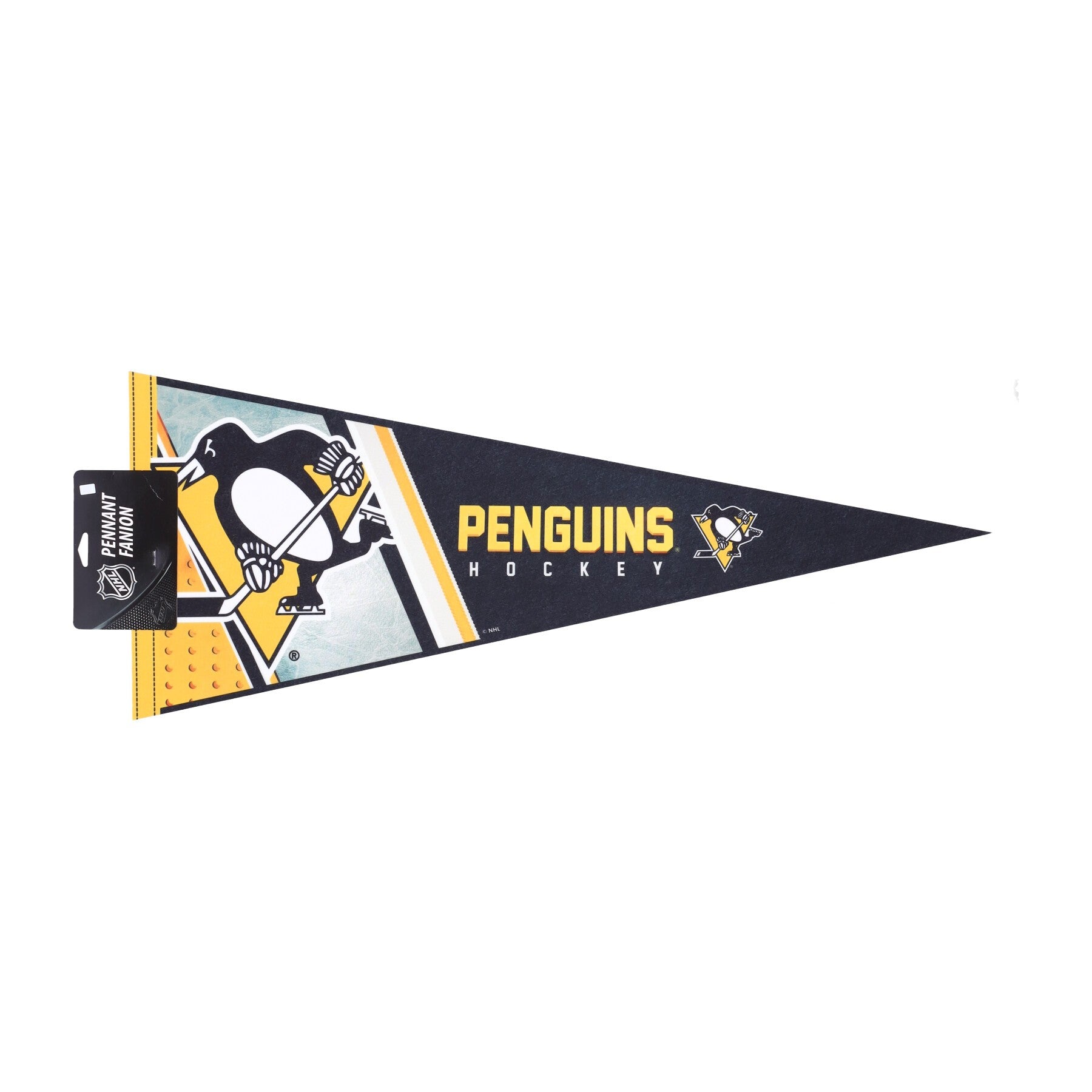 Unisex Team Flag NHL Soft Felt Pennant Carded Pitpen Original Team Colors