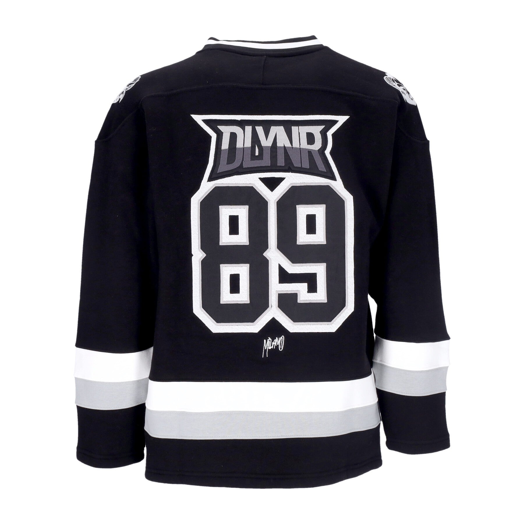 Men's Hockey Sweatshirt Goat Hockey Crewneck Black/grey