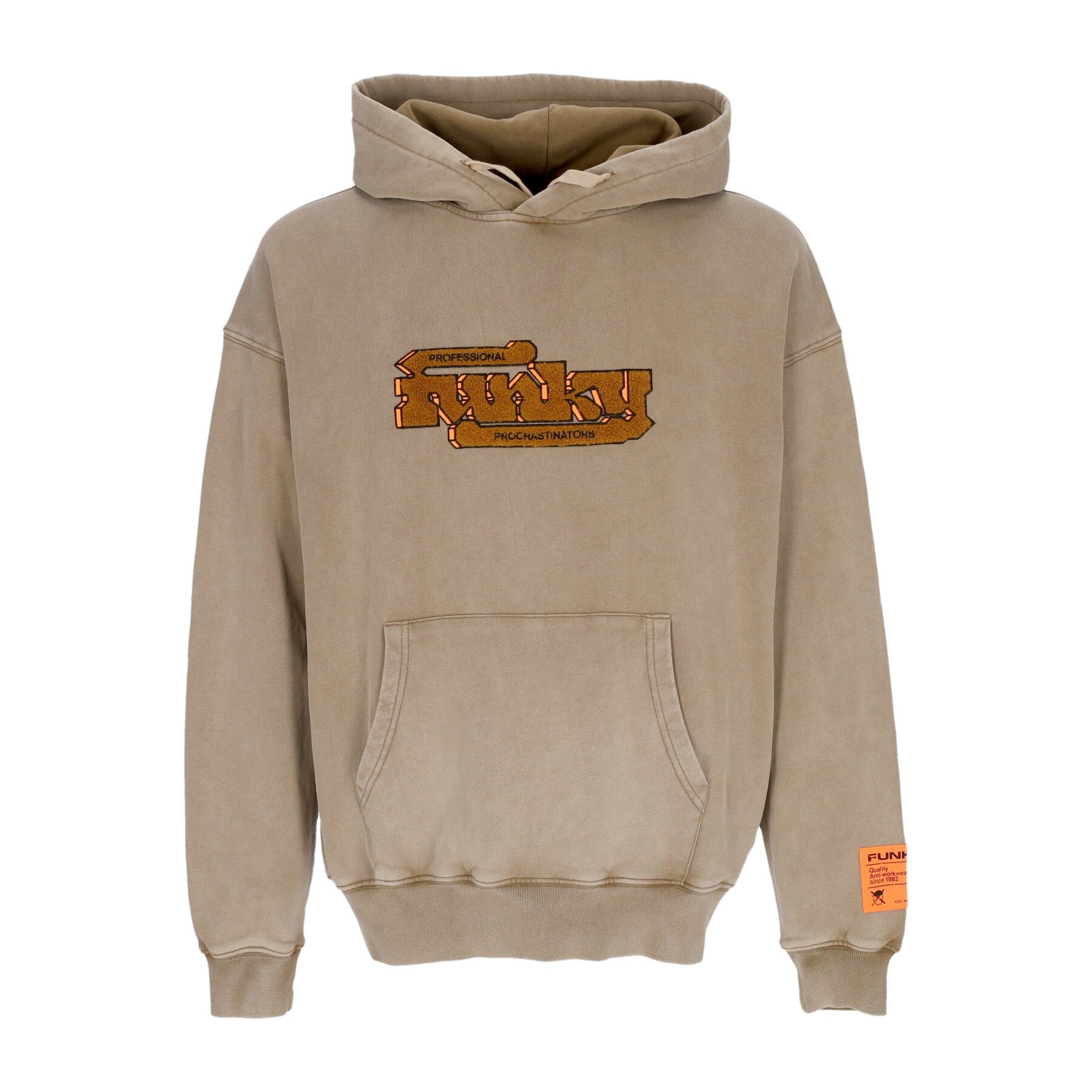 Propro Hoodie Sand Washed Out Men's Lightweight Hooded Sweatshirt