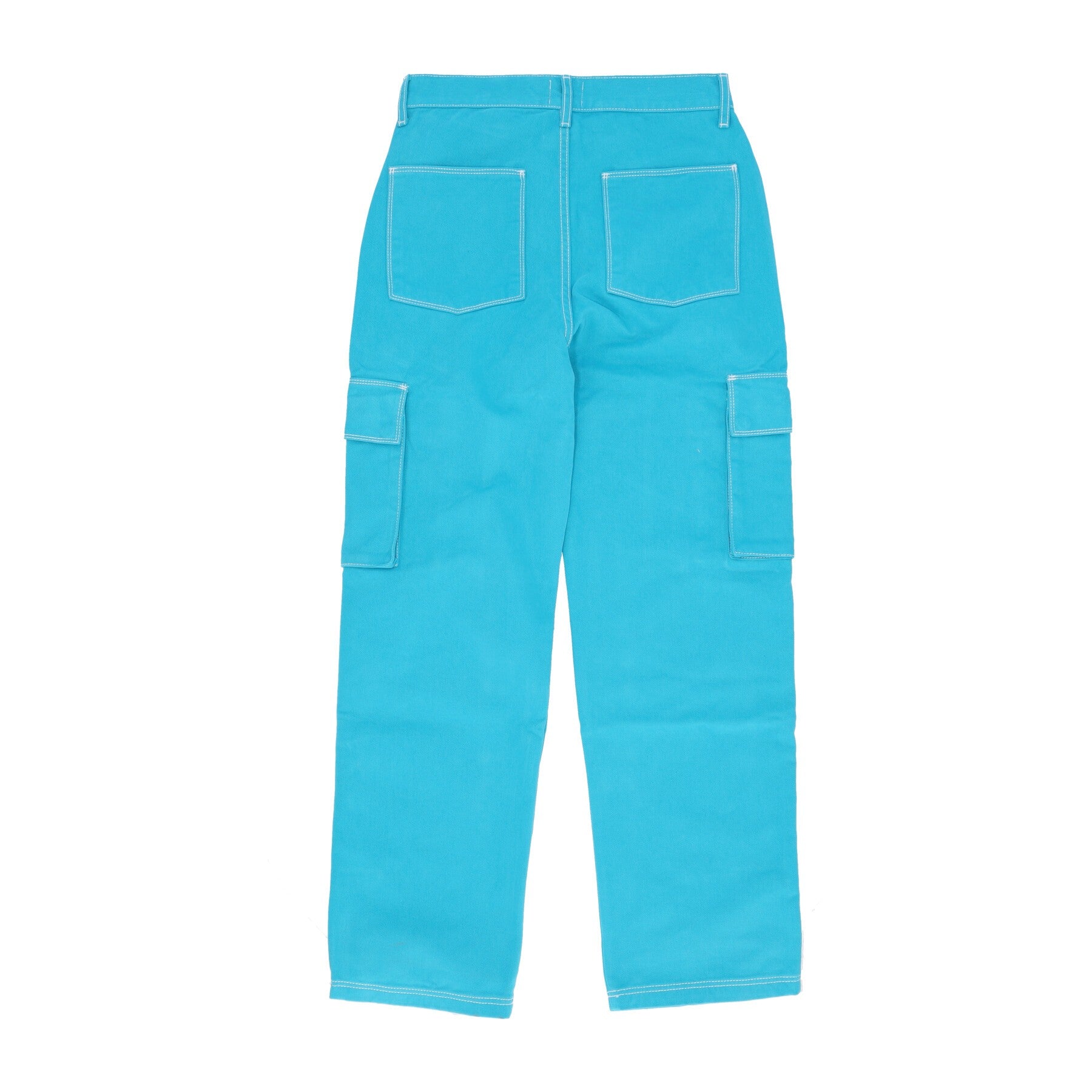 Peter Detail Pocket Pants Lake Blue Men's Long Trousers