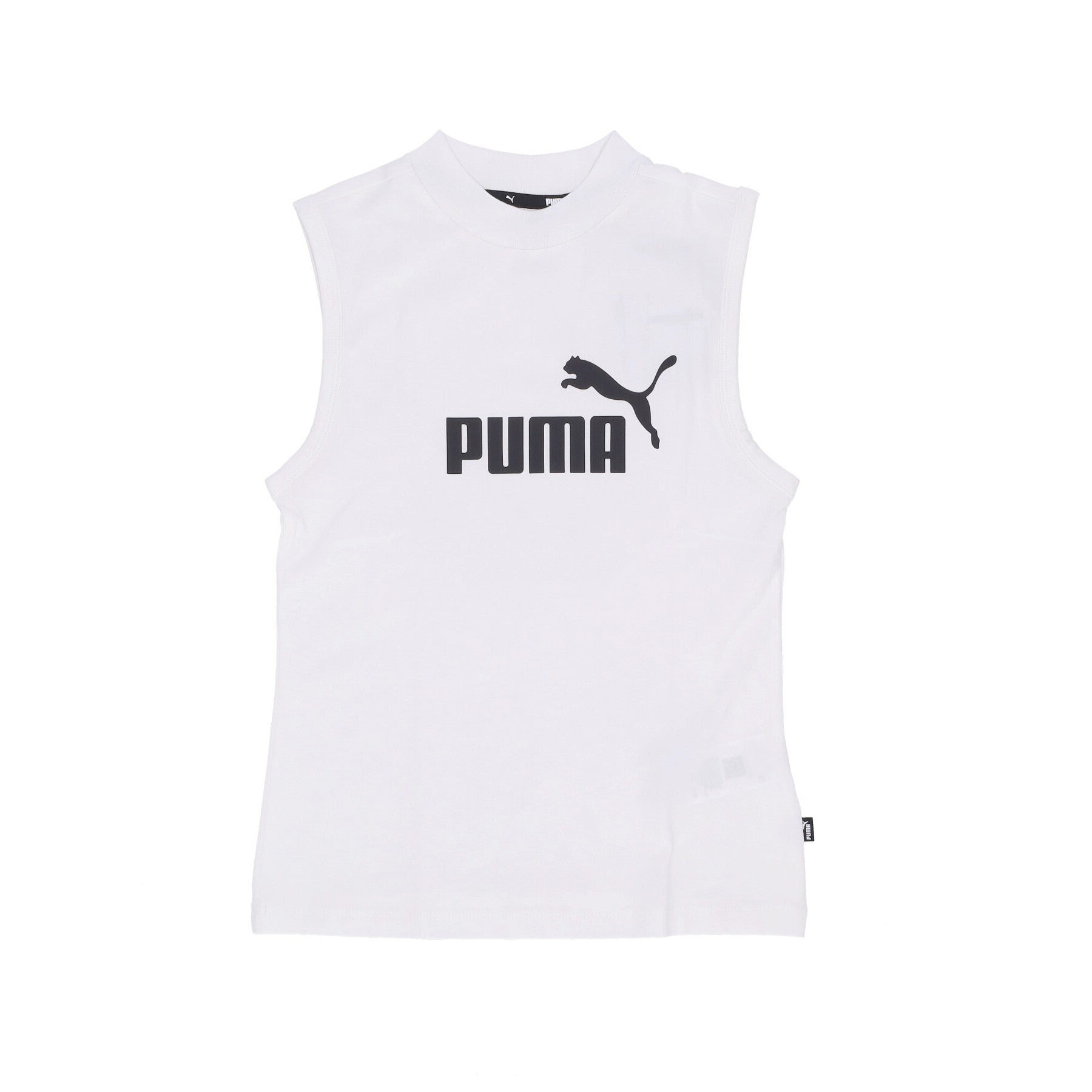 Puma, Canotta Donna Ess Slim Logo Tank, White