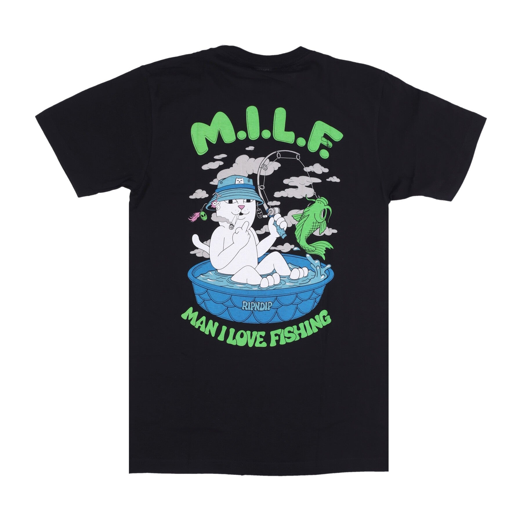 Men's T-Shirt Milf Tee Black