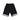 Men's Tracksuit Shorts Spray Logo Short Black