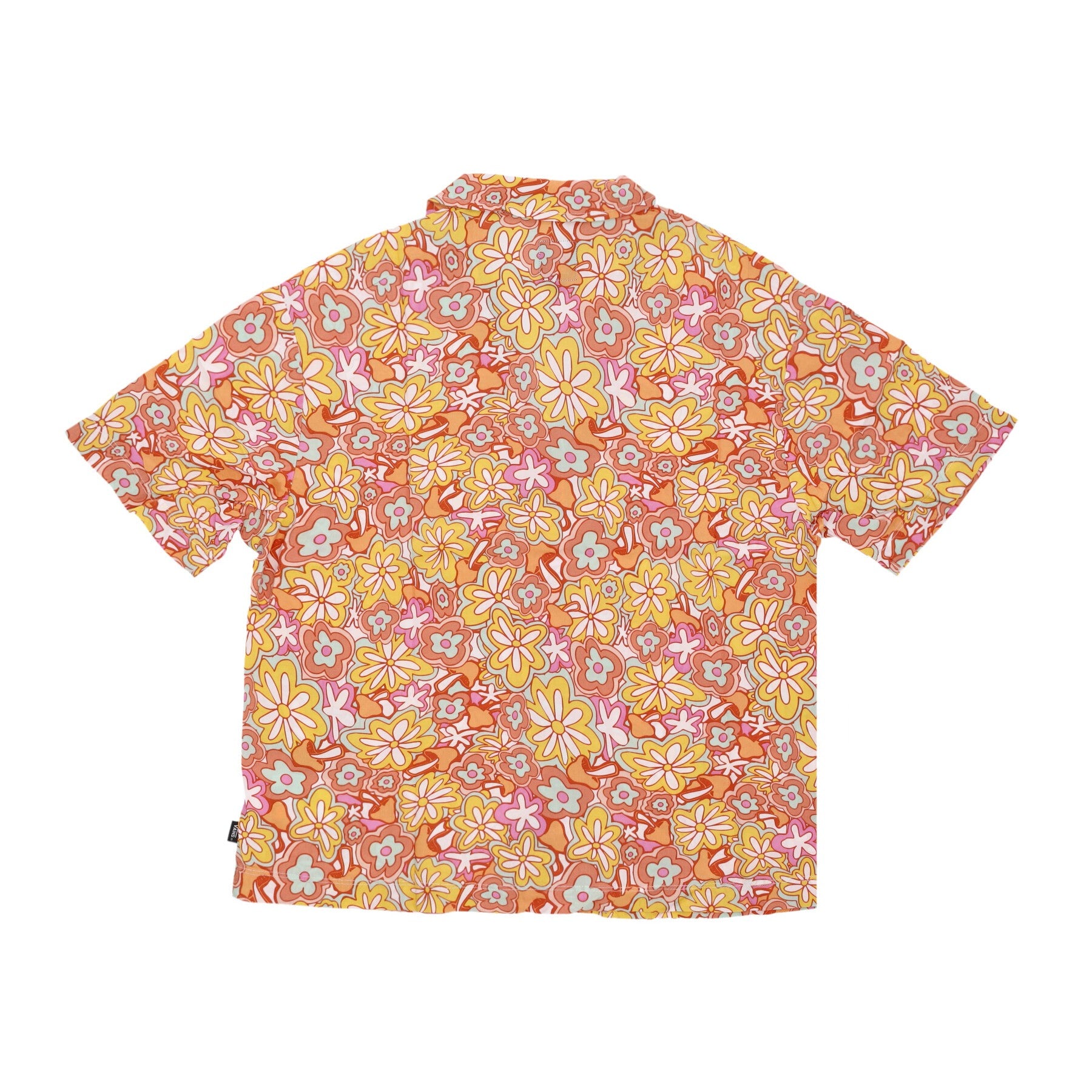 Vans, Camicia Manica Corta Donna Resort Floral Woven Shirt, 