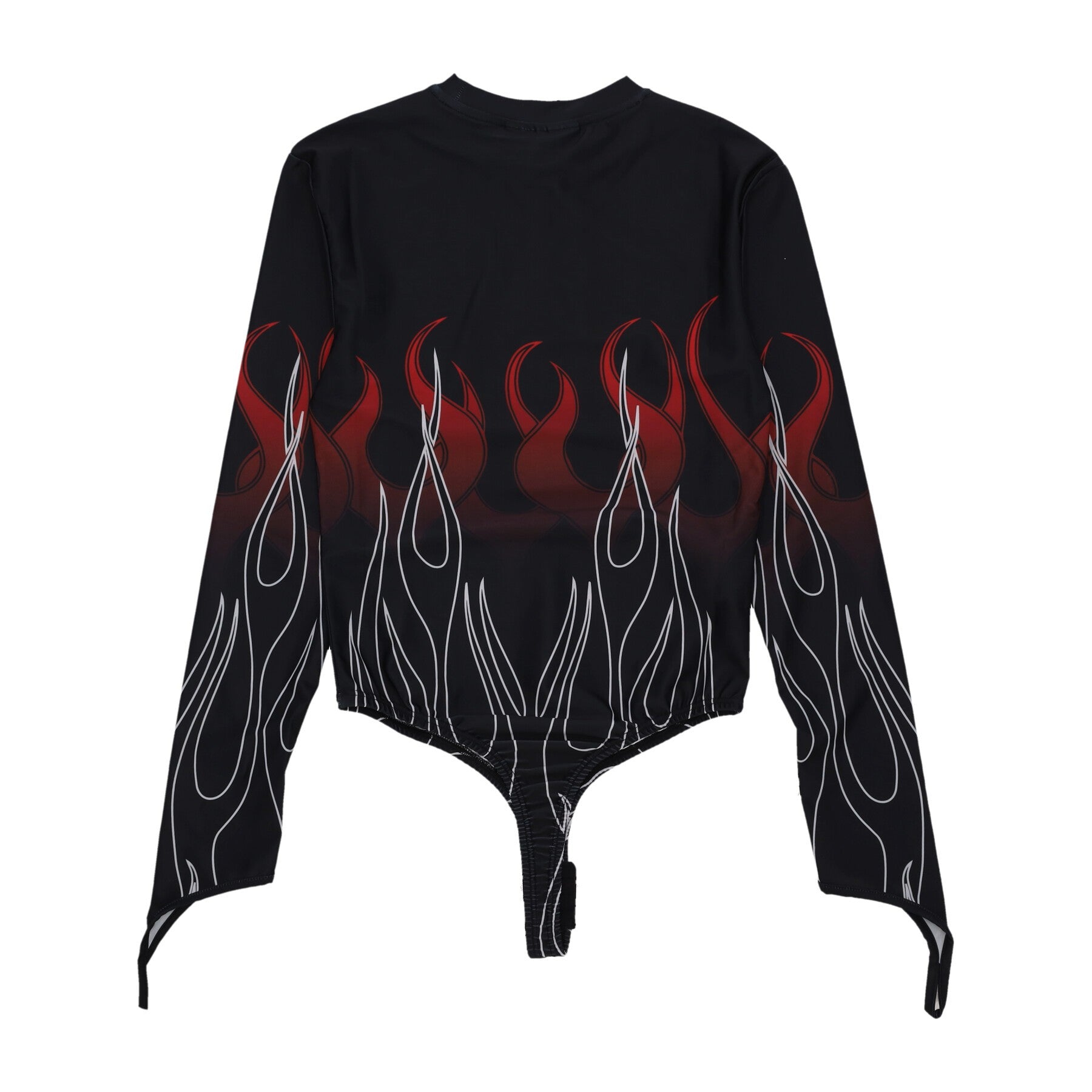 Body Woman Double Flames Body Black/red