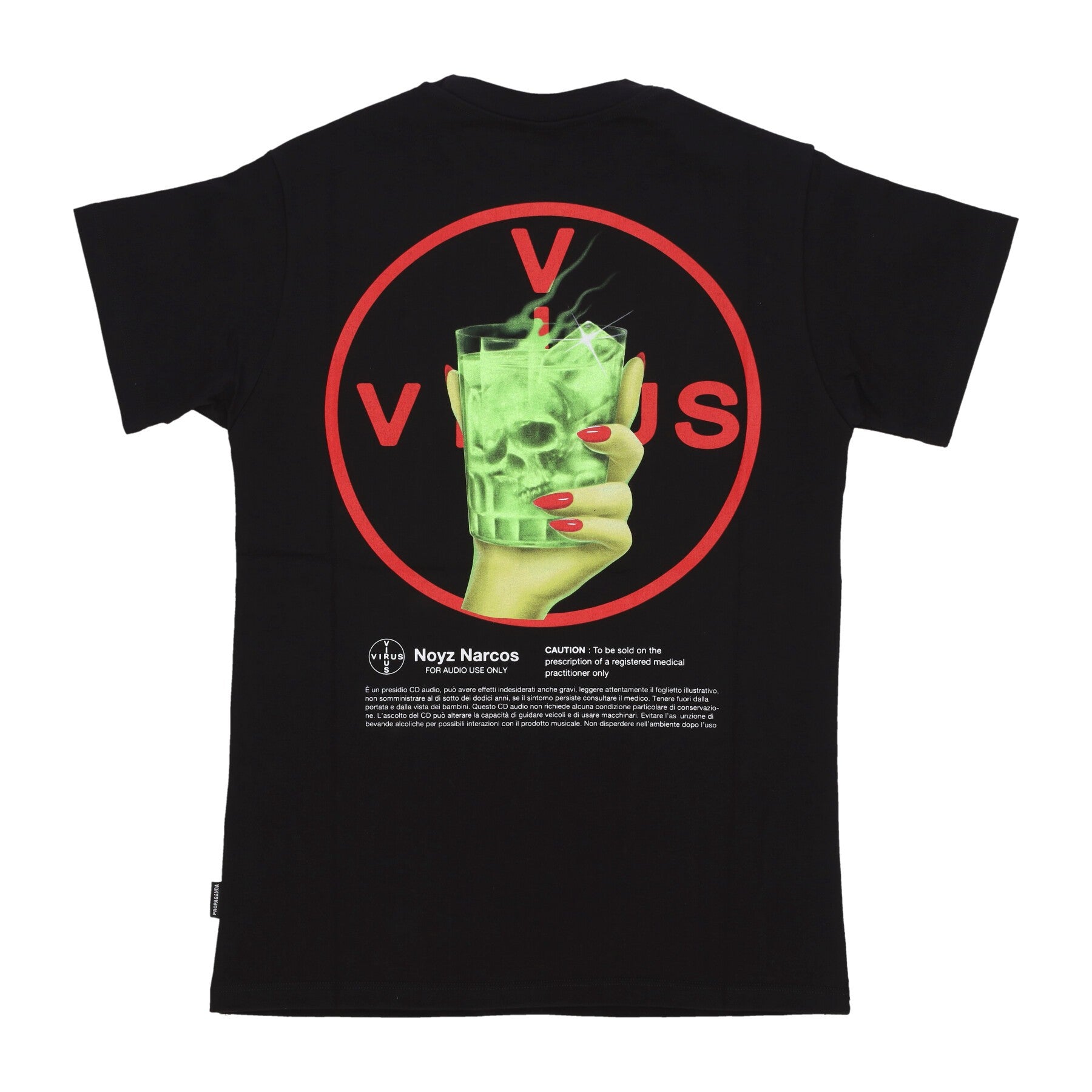 Virus Tee X Noyz Narcos Black Men's T-Shirt