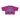 Women's Cropped T-Shirt Triangle Bengal Crop Tee Purple Haze