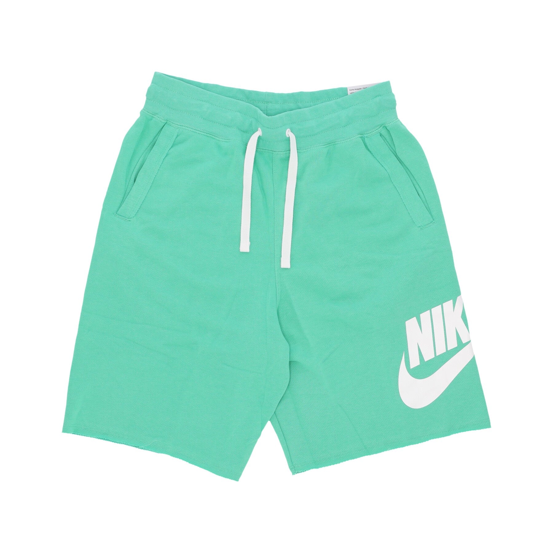 Nike, Pantalone Corto Tuta Uomo Club Alumni Hbr Ft Short, Spring Green/white/white