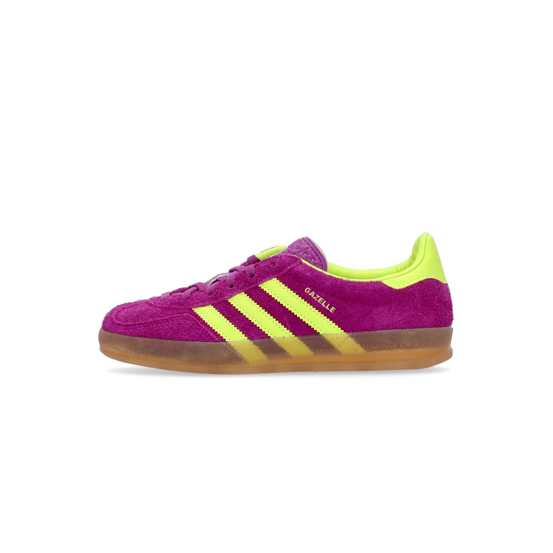 Gazelle Indoor Women's Low Shoe W Shock Purple/solar Yellow/gum