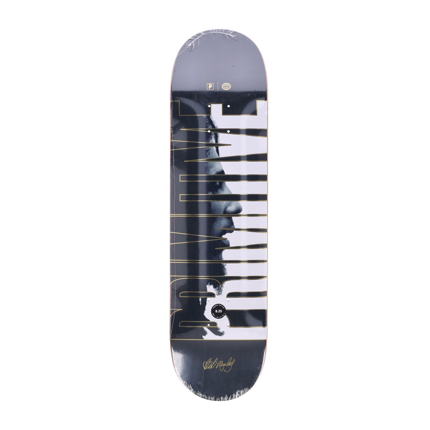 Primitive, Skateboard Tavola Uomo Tribute Deck X Bob Marley, Black/white