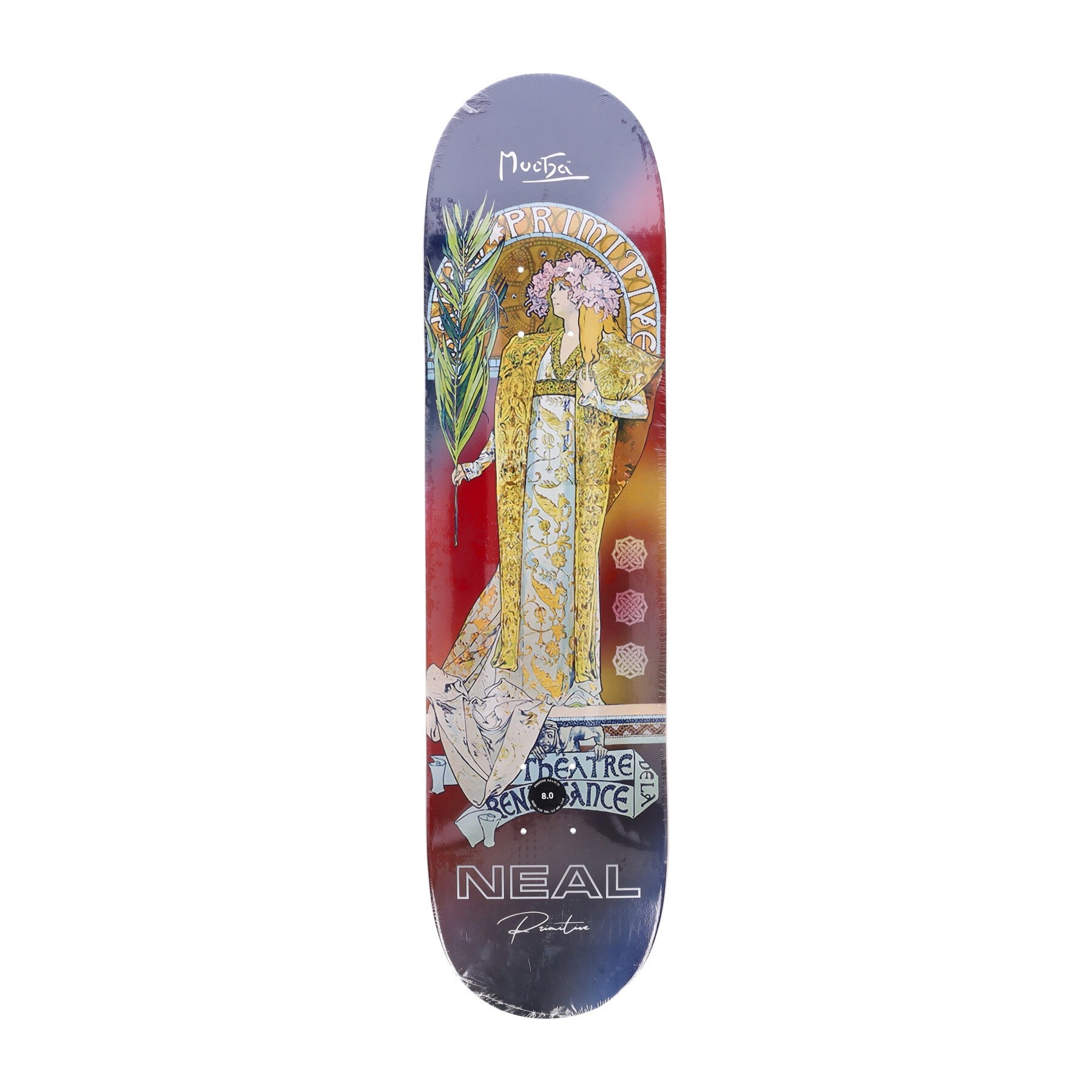 Primitive, Skateboard Tavola Uomo Neal Mucha Tour Deck  Mucha, Multi Color