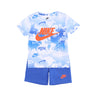 Nike, Set T-shirt+short Bambino Tie Dye Tee+ Short Set, Game Royal
