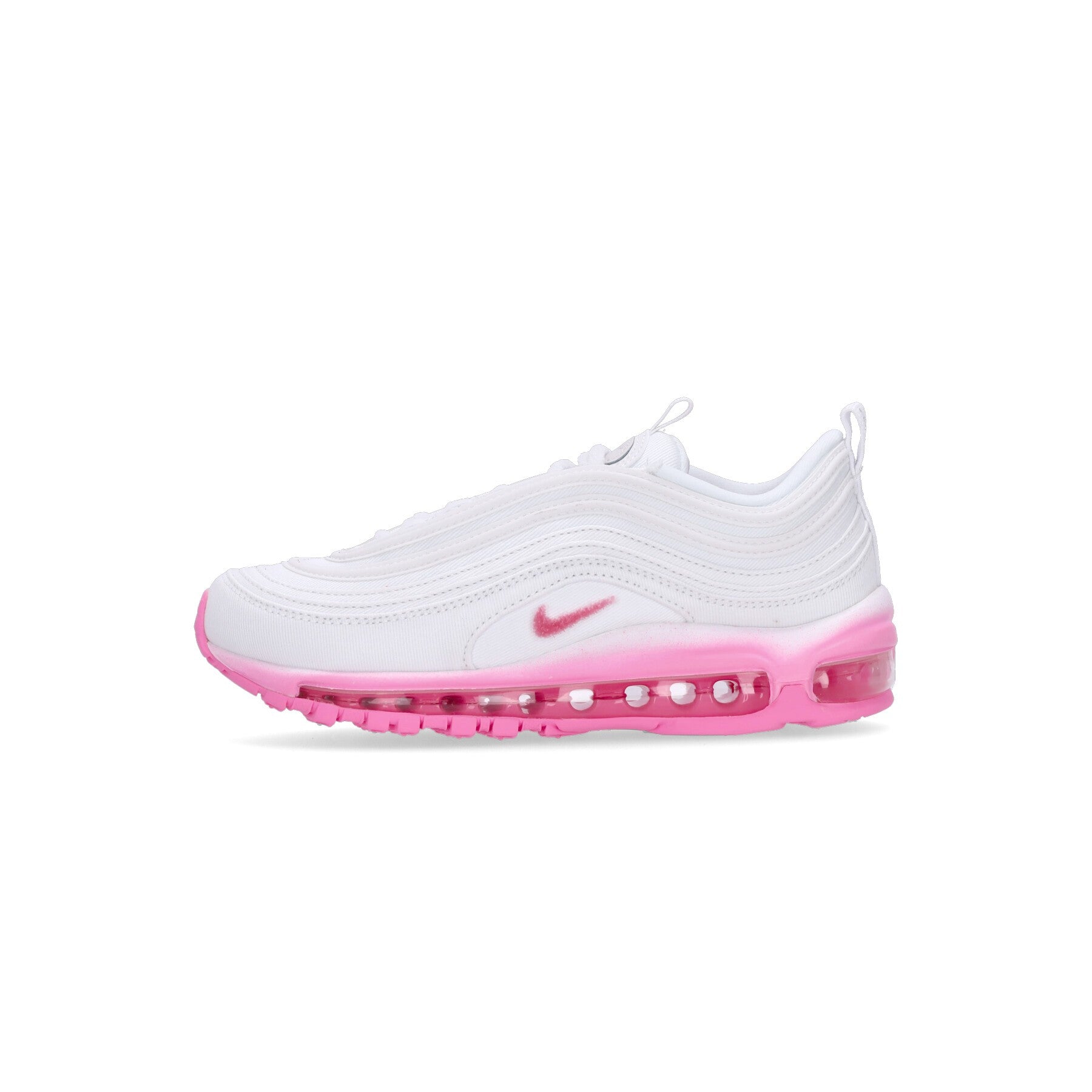 Nike, Scarpa Bassa Donna W Air Max 97 Se, White/pink Spell/pink Foam