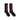 Vision Of Super, Calza Media Uomo Logo Flames Socks, Black/red/white