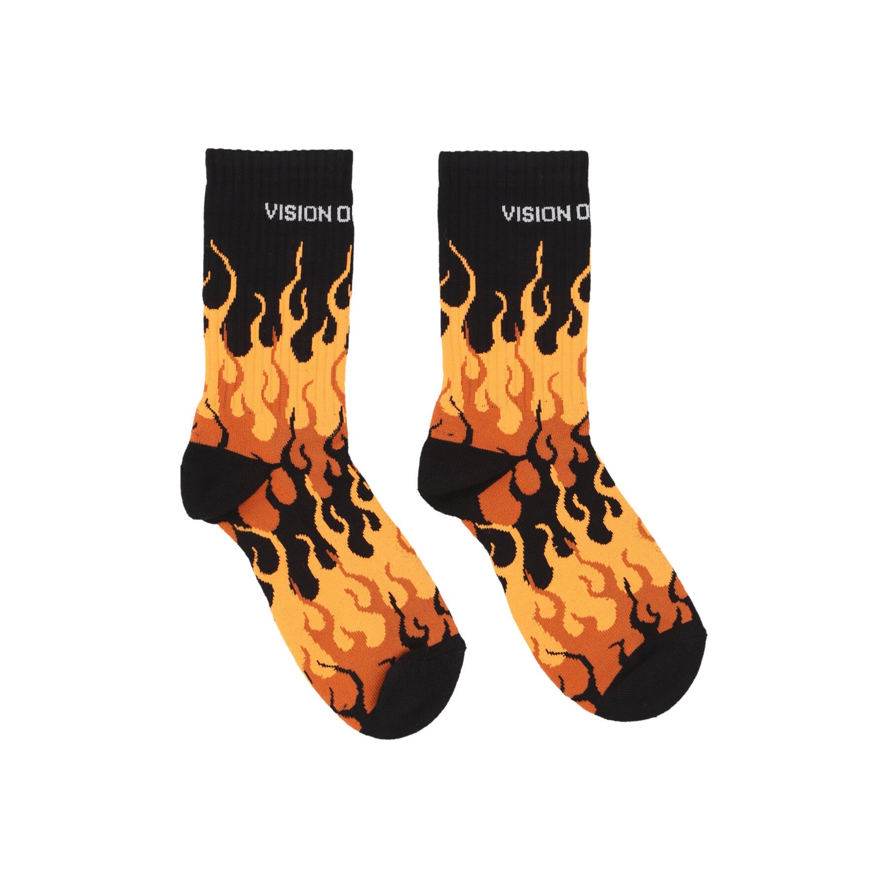 Medium Men's Sock Logo Flames Socks