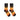Calza Media Uomo Logo Flames Socks Black/orange/white