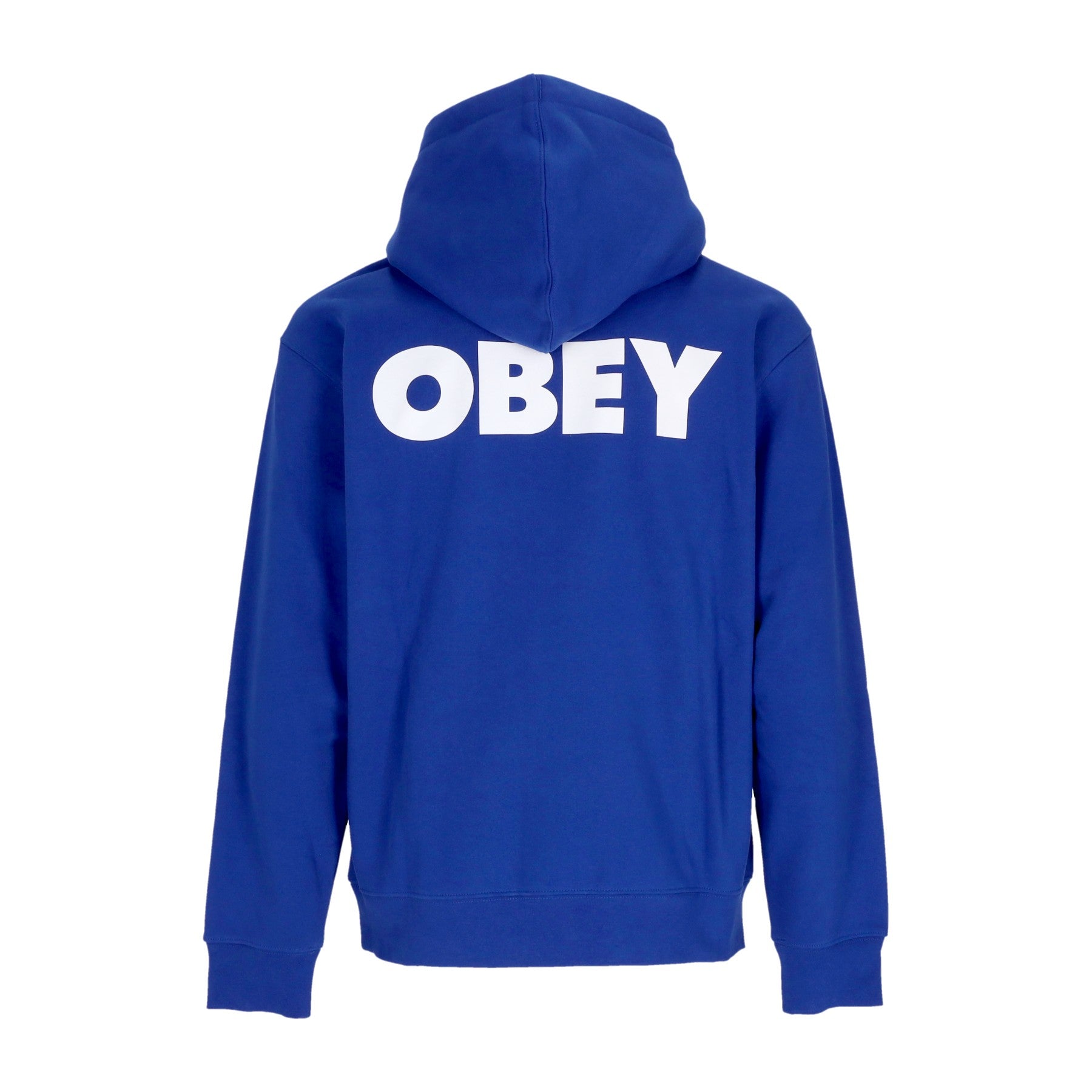 Obey, Felpa Cappuccio Uomo Bold Premium Hooded Fleece, Surf Blue
