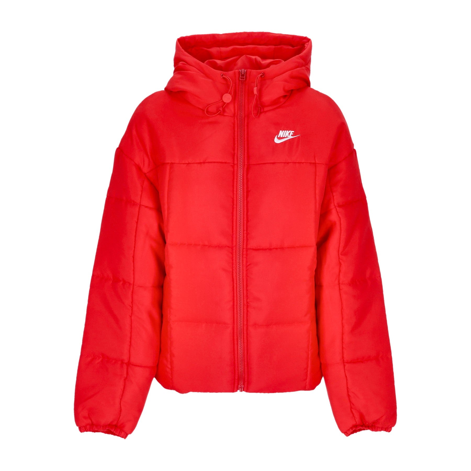 Nike, Piumino Donna W Essential Thermic Classic Puffer, University Red/white