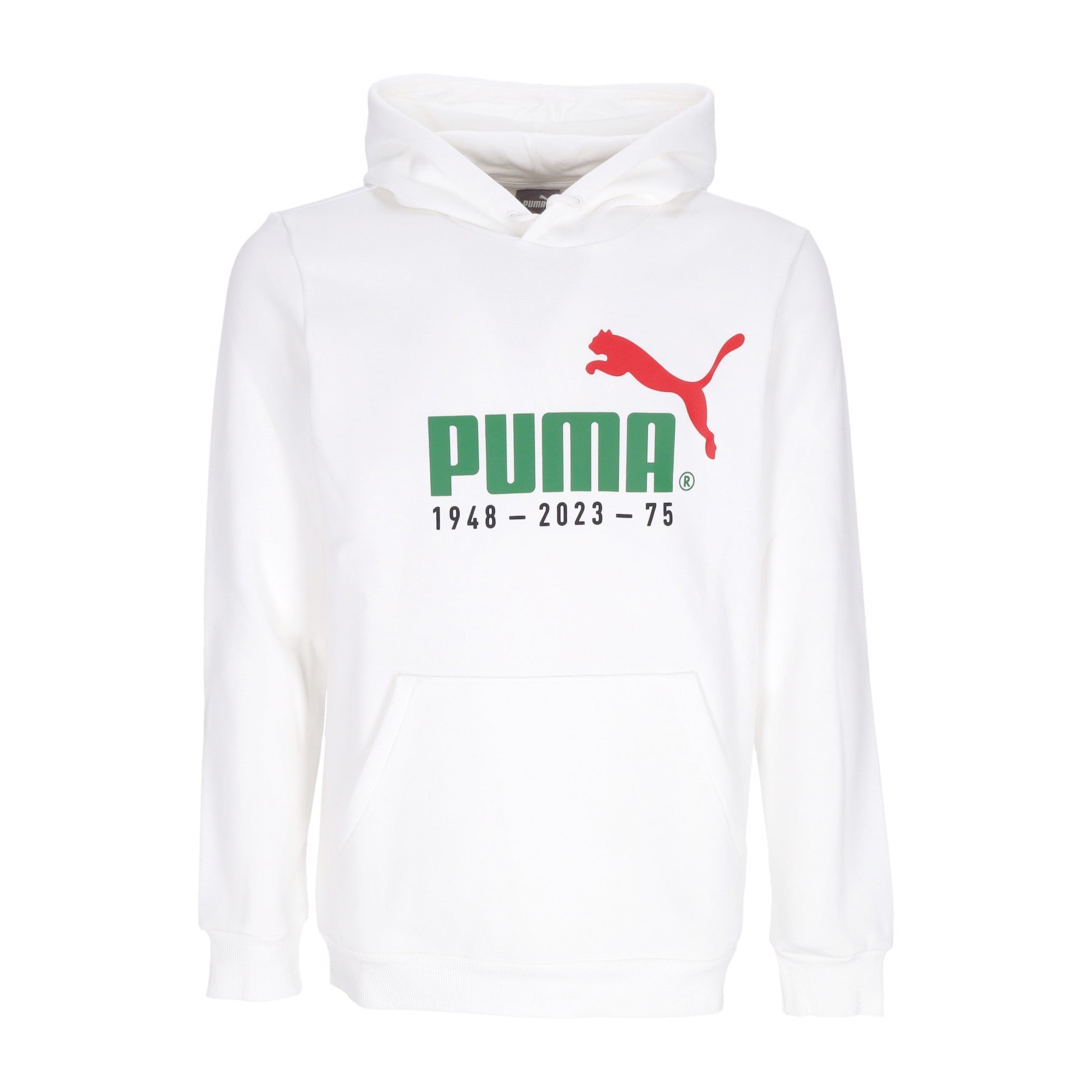 Puma, Felpa Cappuccio Uomo No 1 Logo Celebration Hoodie, White