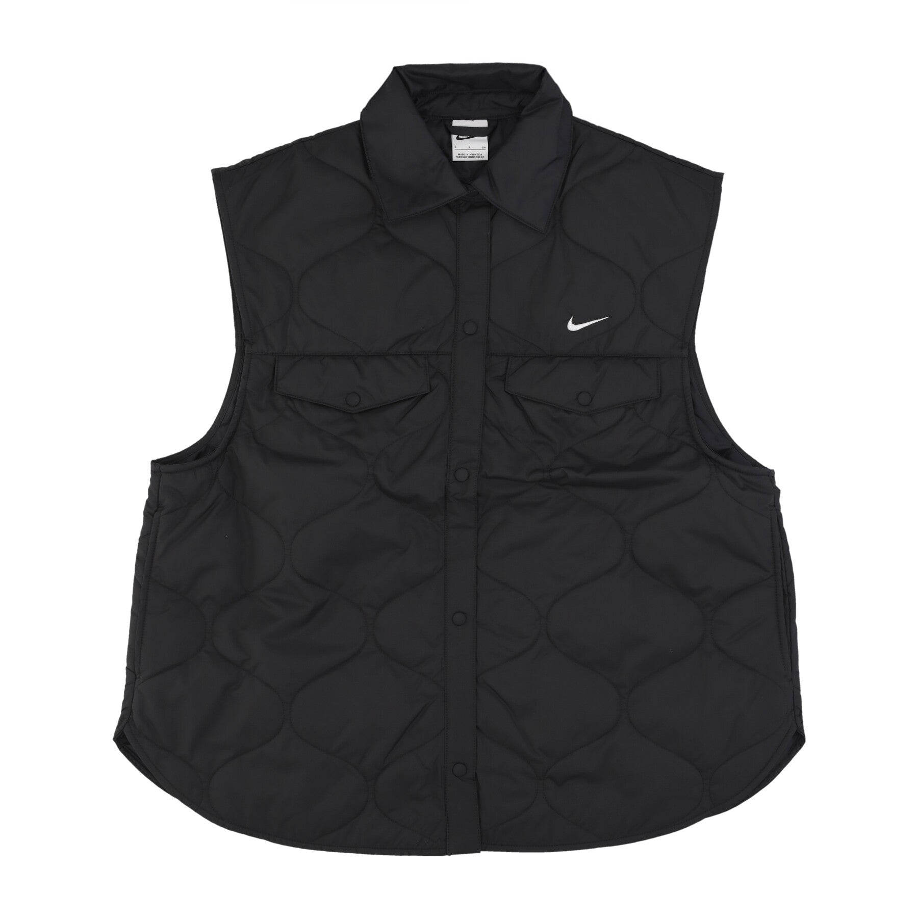 Nike, Smanicato Donna W Sportswear Essentials Vest, Black/white