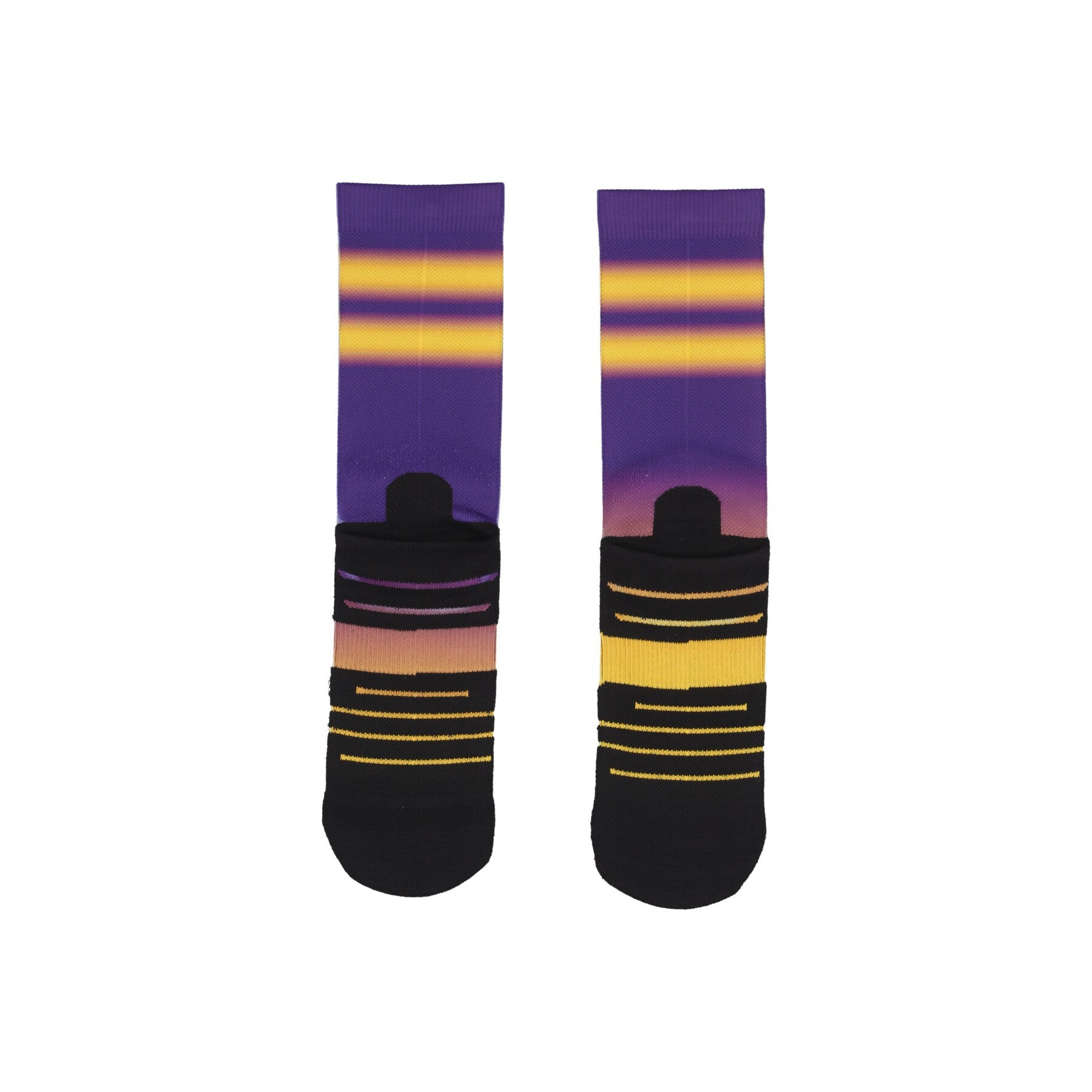 Medium Men's Sock Stripes Field Purple Los Angeles Lakers
