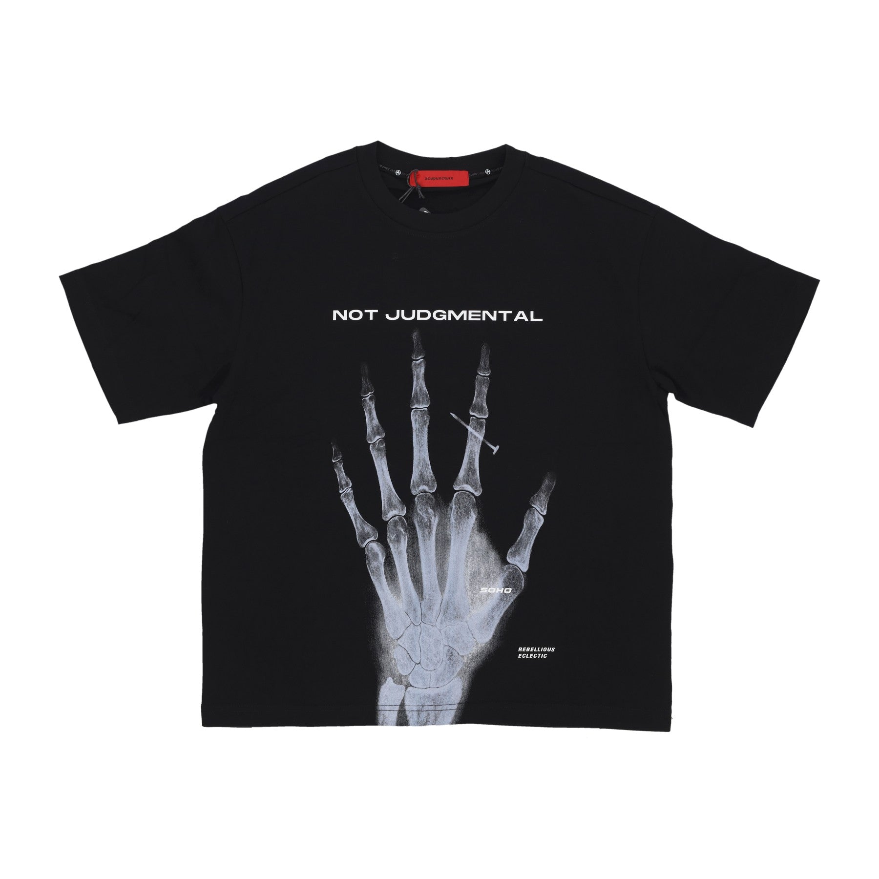 Acupuncture, Maglietta Uomo Hands Devil T-shirt, Black