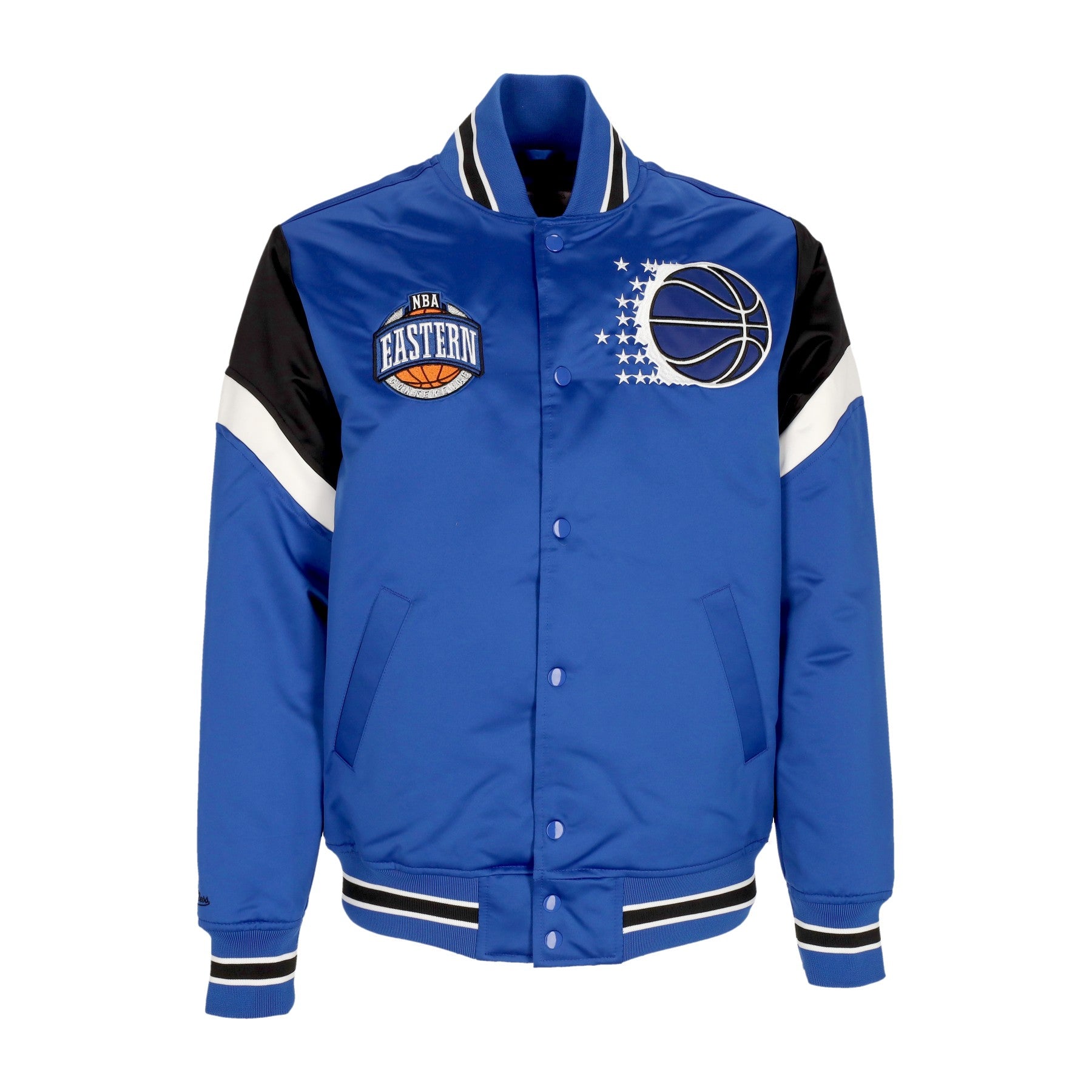 Giubbotto Bomber Uomo Nba Heavyweight Satin Jacket Orlmag Original Team Colors