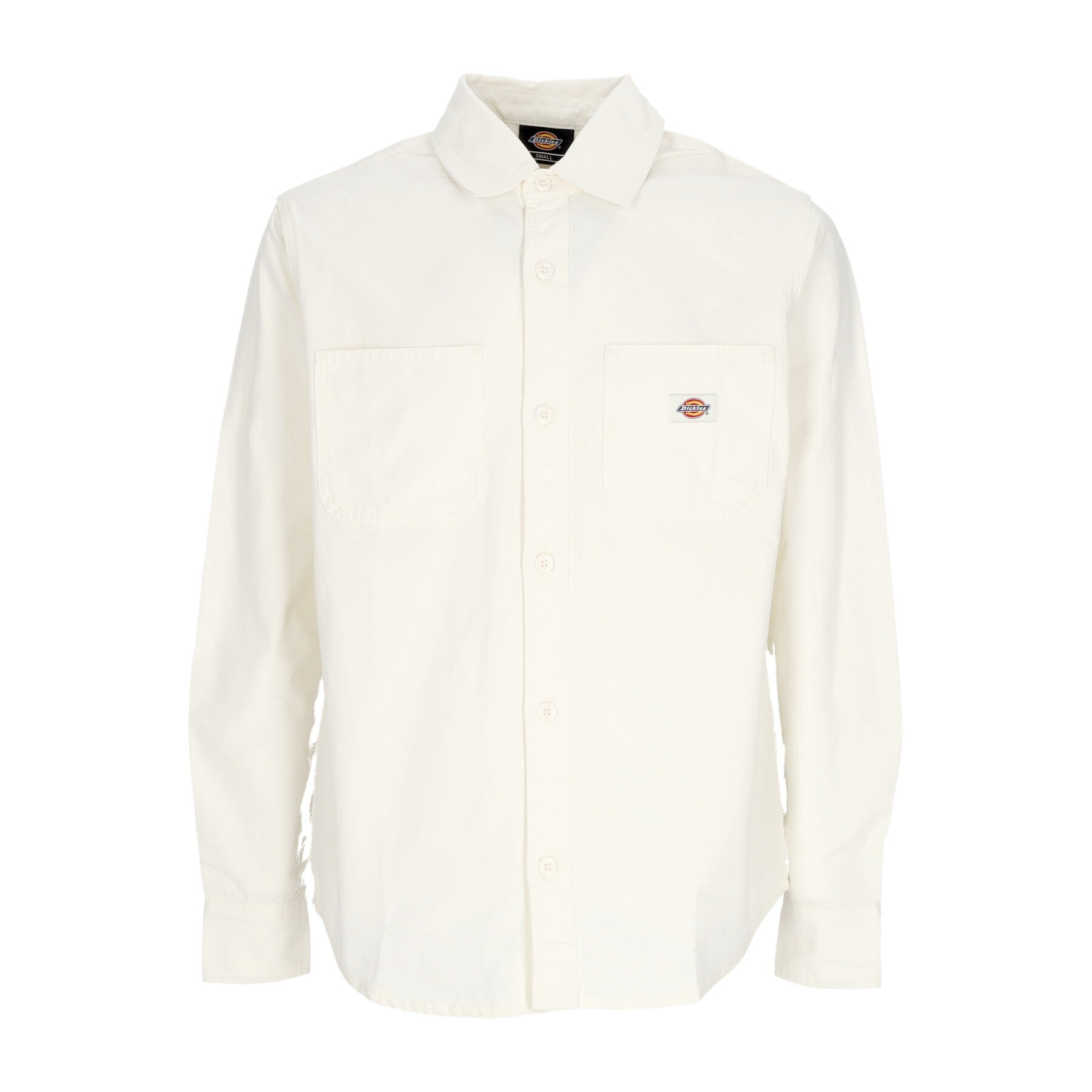 Dickies, Camicia Manica Lunga Uomo Duck Canvas Shirt, Stone Washed Cloud