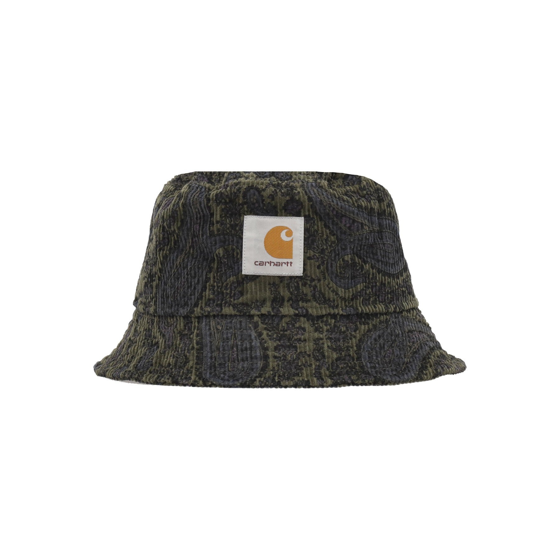 Carhartt Wip, Cappello Da Pescatore Uomo Cord Bucket Hat, Paisley Print/plant