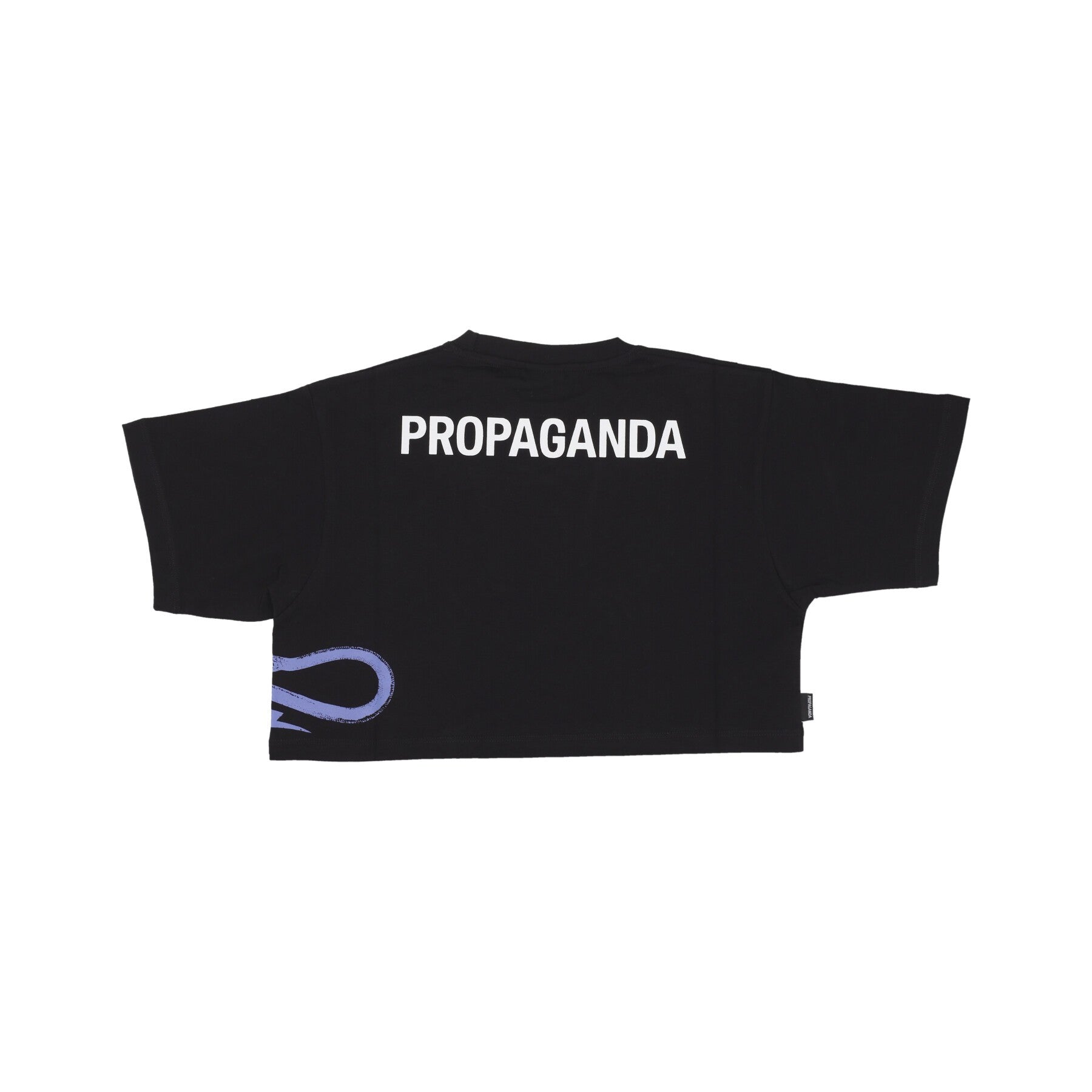 Propaganda, Maglietta Corta Donna W Logo Vertical Tee, Black