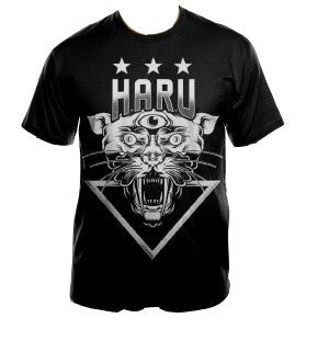 Haru, Maglietta Uomo Haru T-shirt "tiger 2" Black, Unico