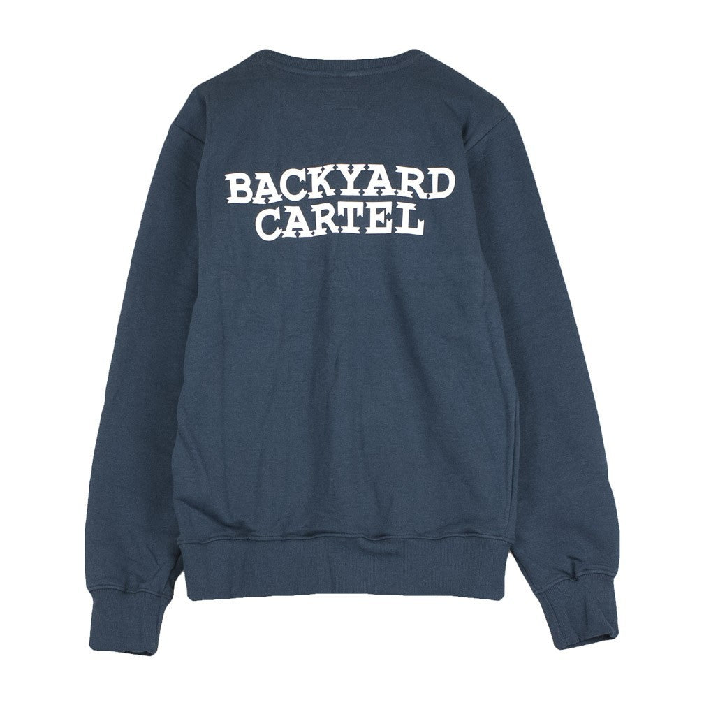 Backyard Cartel, Felpa Girocollo Uomo Sweatshirt Back Label C, 