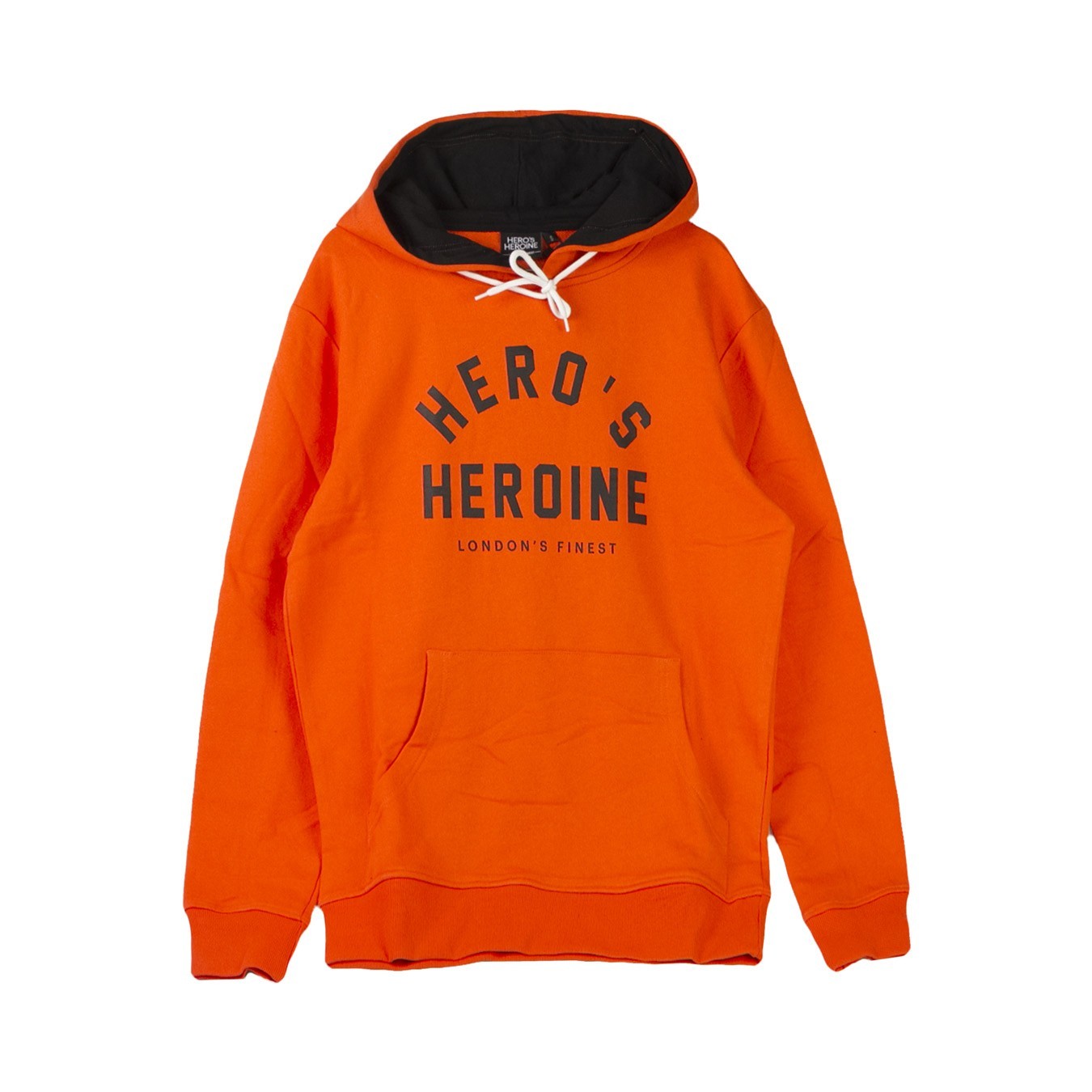Hero's Heroine, Felpa Cappuccio Uomo Arc Logo, Orange