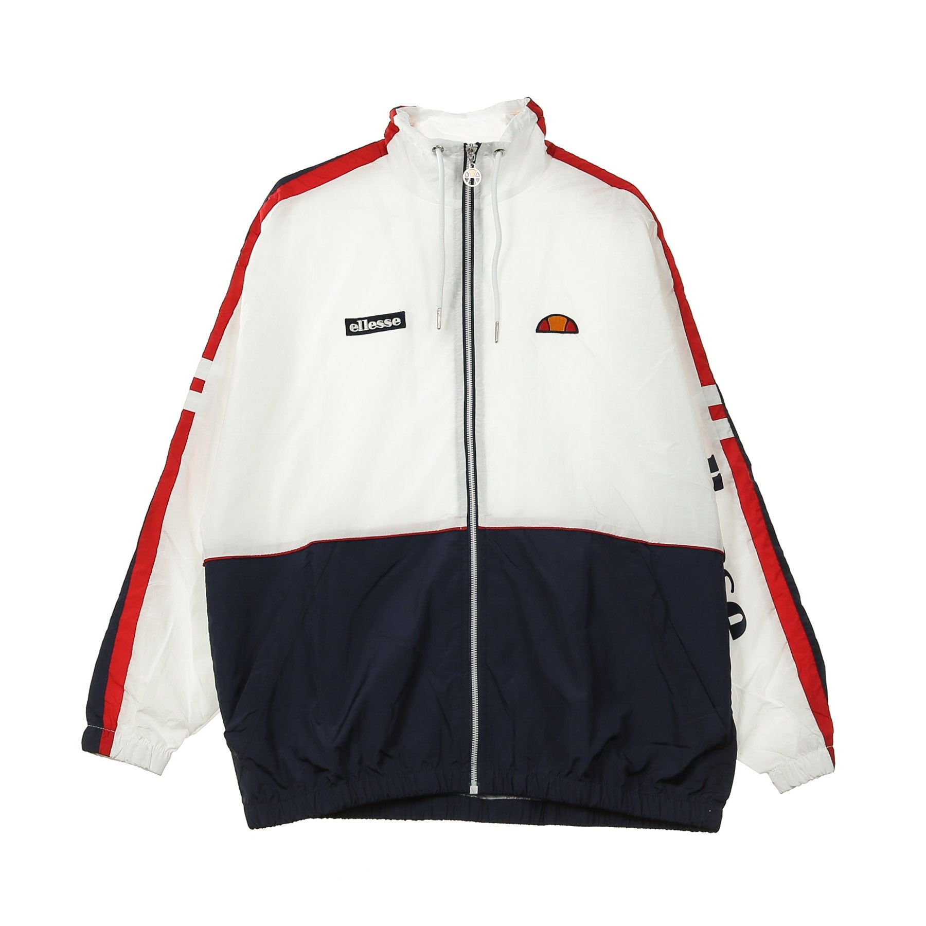 Ellesse, Giacca A Vento Donna Pampino, White/red/navy