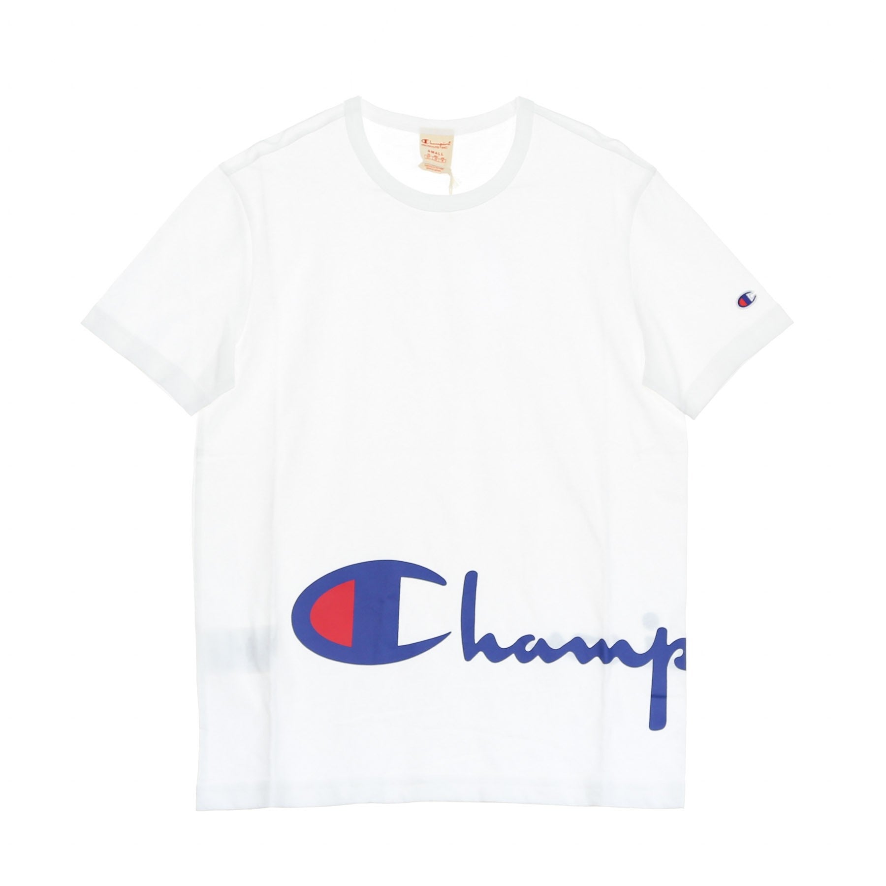 Champion, Maglietta Uomo Crewneck T-shirt, White