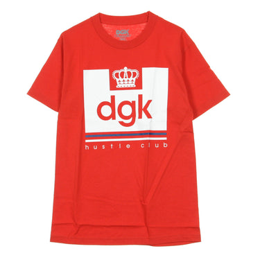 Dgk, Maglietta Uomo Hustle Club, Red/white