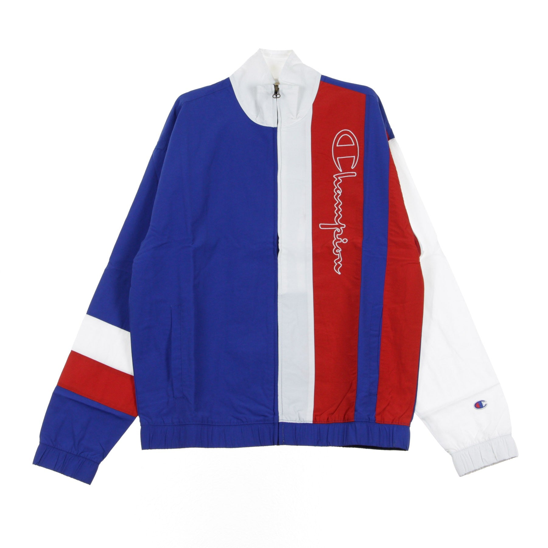 Giacca A Vento Uomo Full Zip Top Blue/white/red