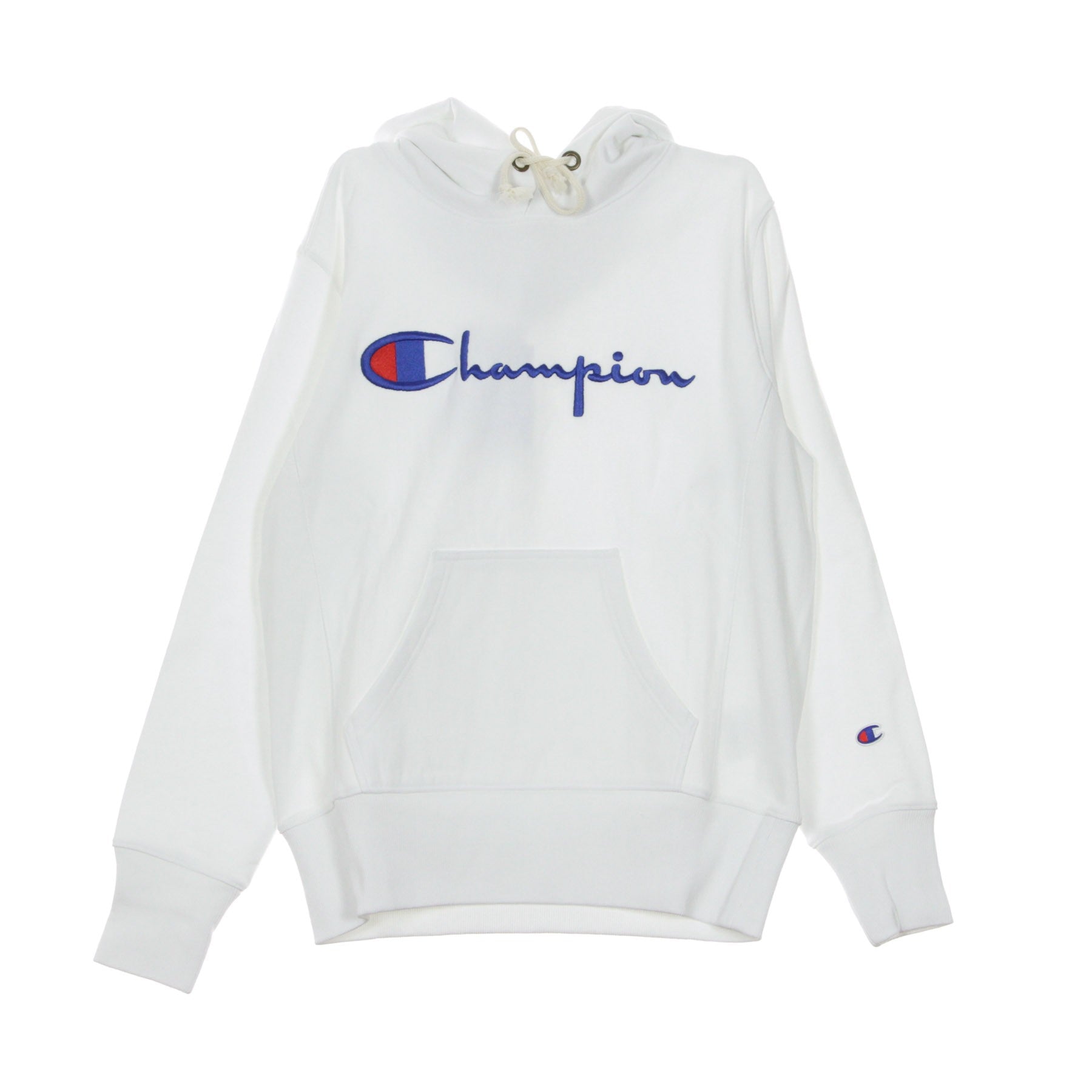 Champion, Felpa Cappuccio Uomo Hooded Sweatshirt, White