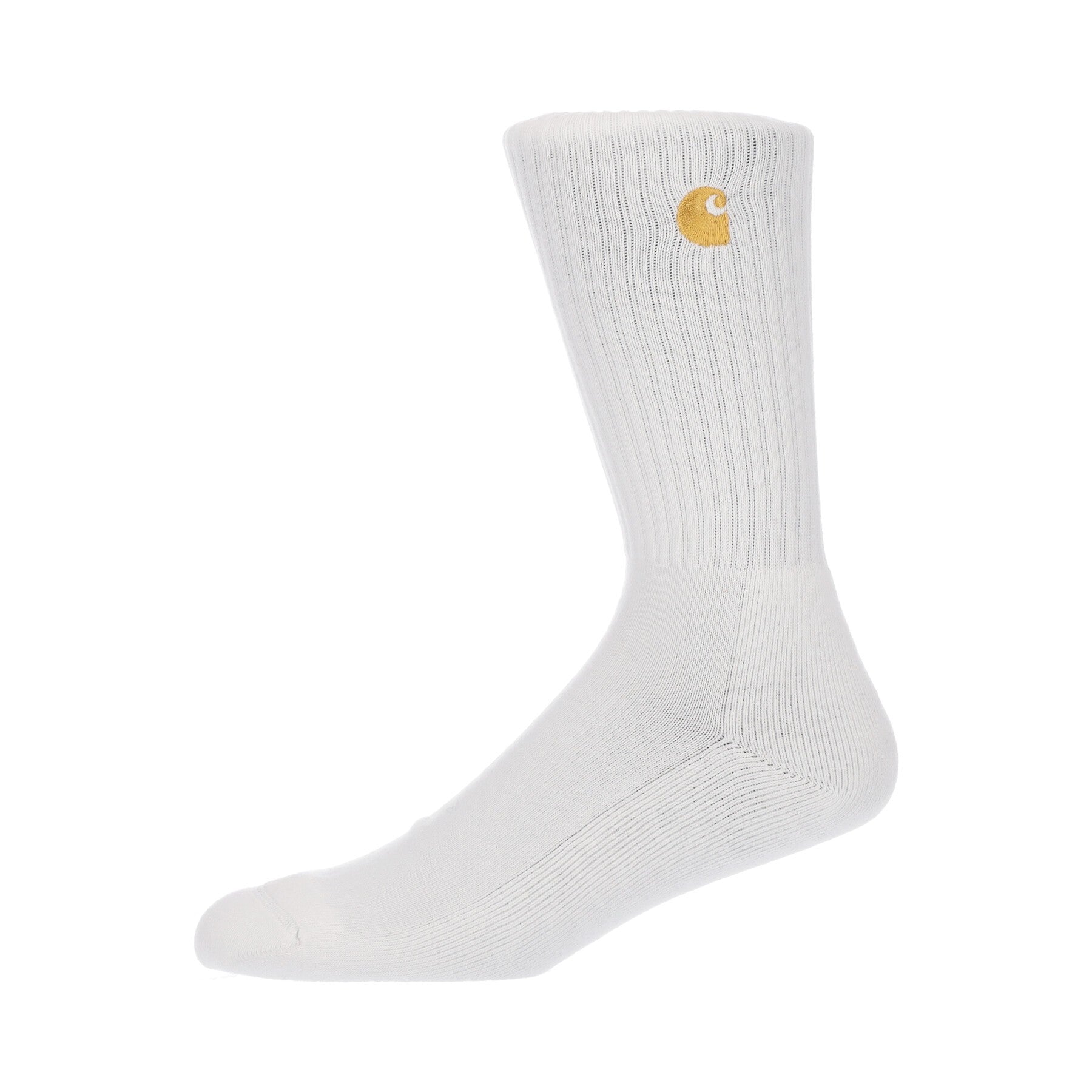 Calza Media Uomo Chase Socks White/gold I029421