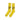 Calza Media Uomo Logo Socks Yellow 18WISX01