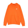 Felpa Cappuccio Uomo Sportswear Club Fleece Hoodie Electro Orange/electro Orange/white BV2654