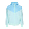 Giacca A Vento Uomo Sportswear Woven Lined Windrunner Hooded Jacket Mint Foam/blue Chili/white DA0001